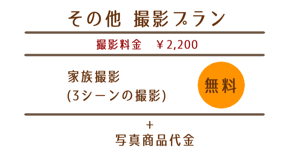 その他撮影プラン